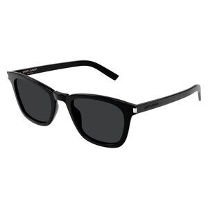 New SAINT LAURENT Black Square SL 716/K Slim 001 Sunglasses Women